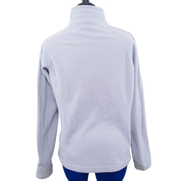 Light Gray The Northface Womens Medium Fleece Quarterzip - Picture 3 of 5